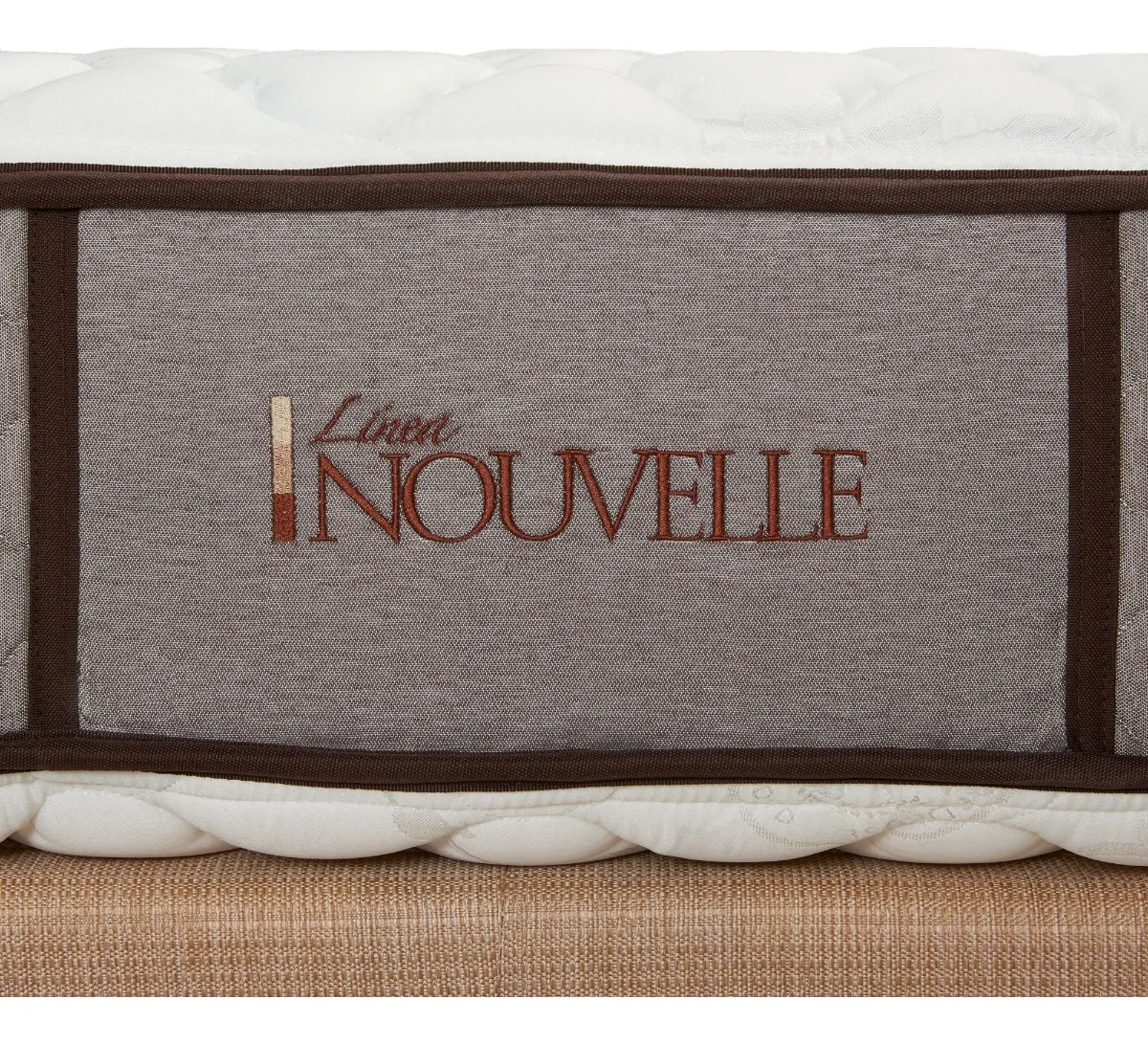 Sommier 1 1/2 Plazas La Cardeuse Nouvelle 90x200 Resortes Gris - Image 3