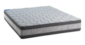 Colchon Queen Size Topacio Marfil Plus 160x200x28 Gris