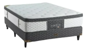 Sommier King Size Topacio Tahiti 200x200 Resortes Pocket Beige