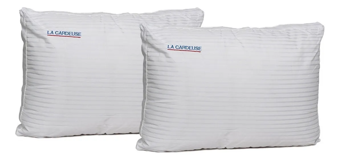 Combo Almohadas 2x1 La Cardeuse Línea D'oro 70 X 40 Blanco - Image 2