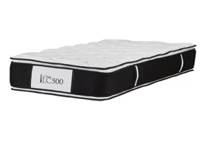 Colchon 1 1/2 Plazas La Cardeuse Lc 500 100x190 Resortes Gris