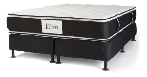 Sommier King Size La Cardeuse Lc 500 180x190 Resortes Gris