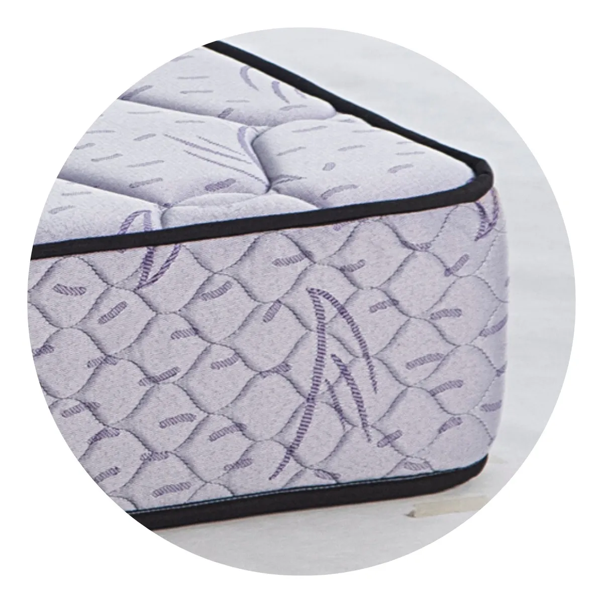 Colchon 1 1/2 Plaza Topacio Esmeralda 90x190x22 Espuma 26 Kg Gris - Image 5