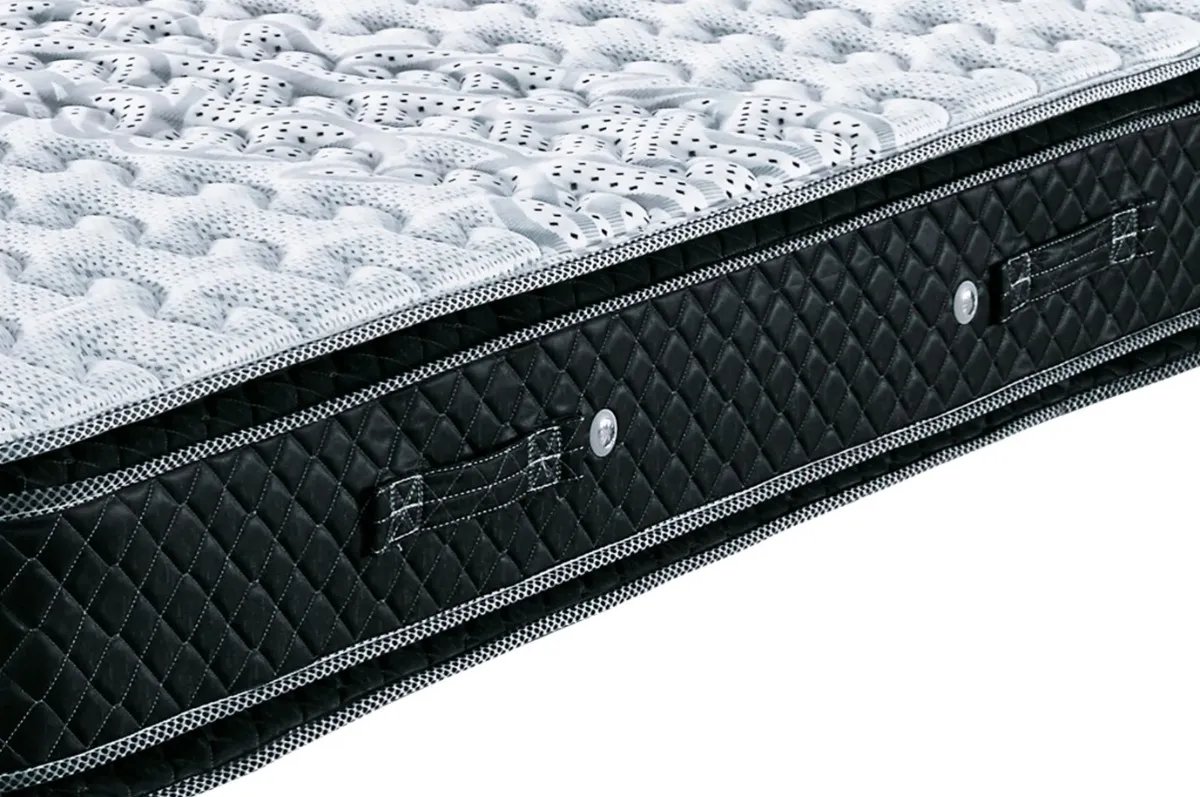 Colchon De Resortes Cannon Resortes Doral Pillow Top Queen Con Doble Pillow Top Gris/negro - Image 9