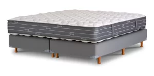 Colchón Y Sommier La Cardeuse Privelle King 200x200 Gris