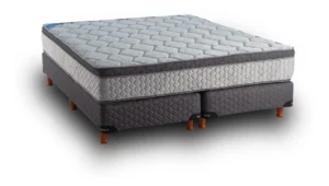 Sommier King Size Topacio Marfil 180x200 25cm Gris