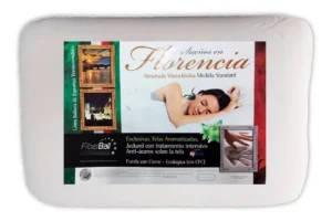 Almohada Viscoelastica Con Memoria Florencia - Fiberball Blanco
