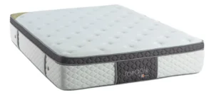 Colchon King Size Topacio Tahiti 180x200 Resortes Pocket Hueso / Lila