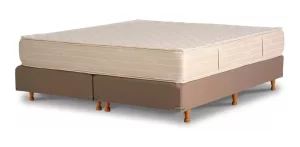 Colchón Y Sommier La Cardeuse Platine King 200x200 Marrón