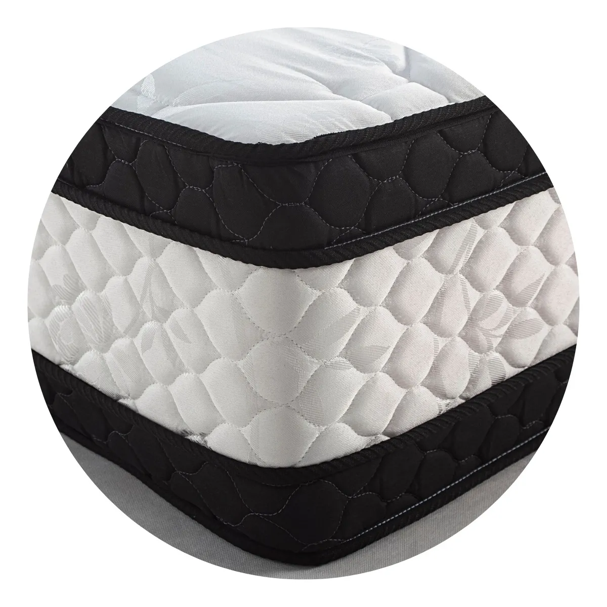 Sommier Queen Size Topacio Simetric Pillow 160x200 Resortes Blanco - Image 4