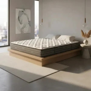 Colchon King Size La Cardeuse Privelle 200x200 Resortes Beige