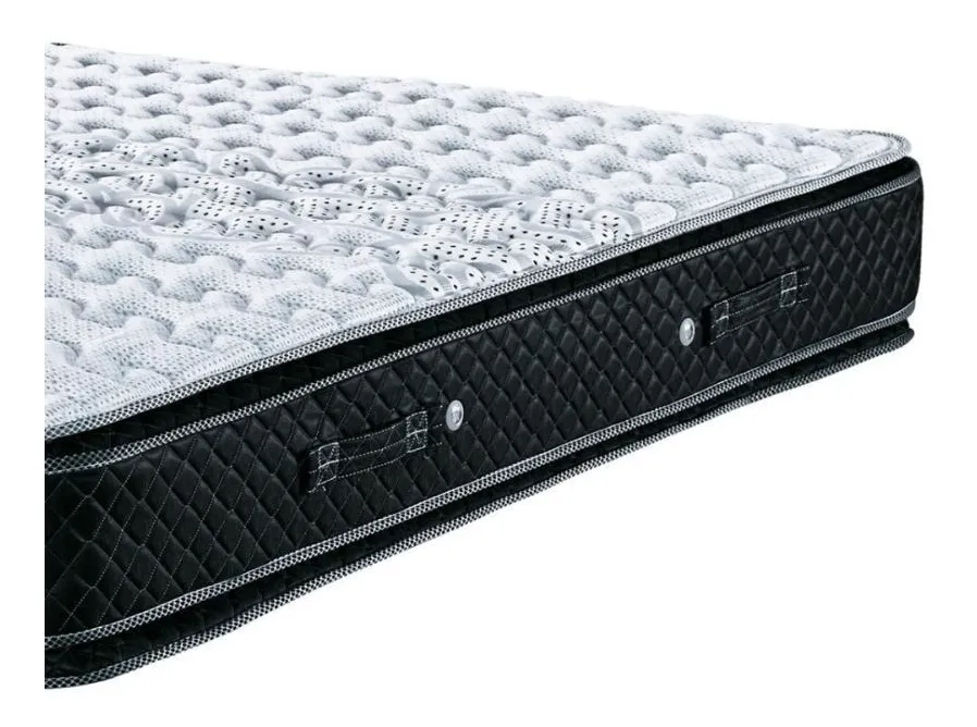 Colchon De Resortes Cannon Resortes Doral Pillow Top Queen Con Doble Pillow Top Gris/negro - Image 7