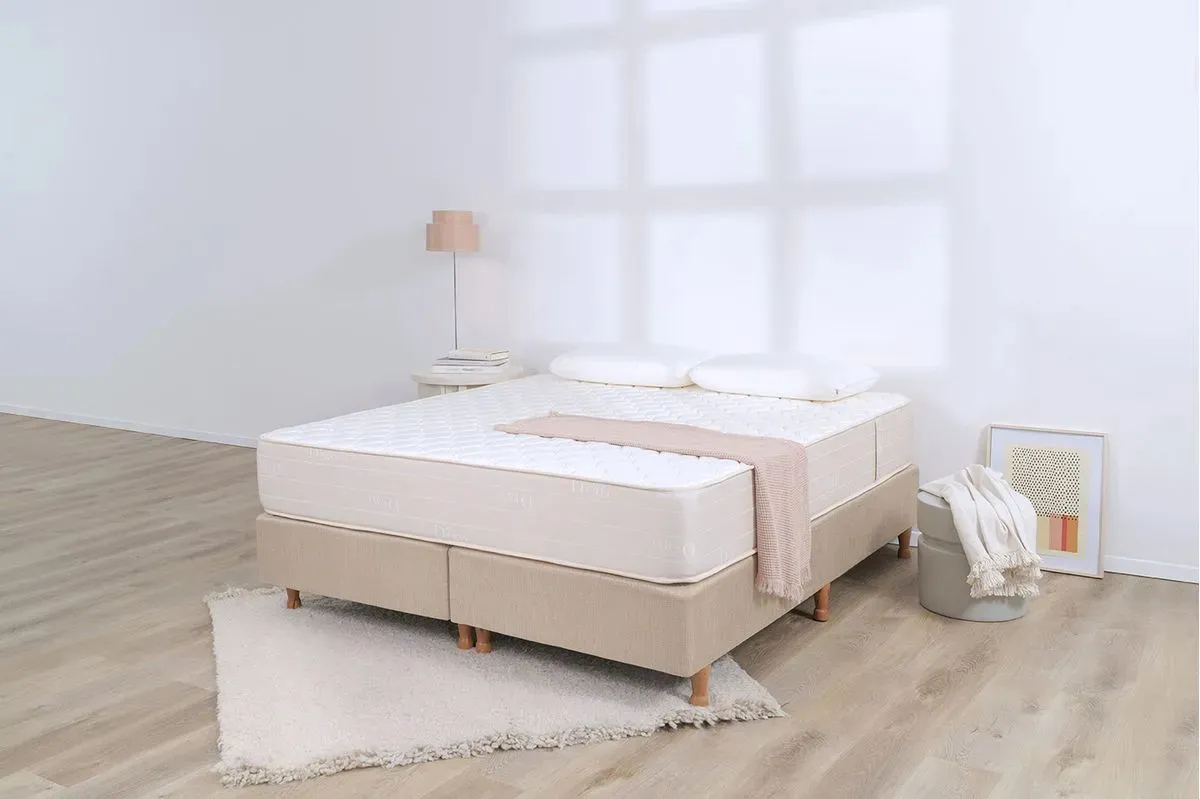 Sommier King Size La Cardeuse D`oro 180x200 Alta Densidad Marrón