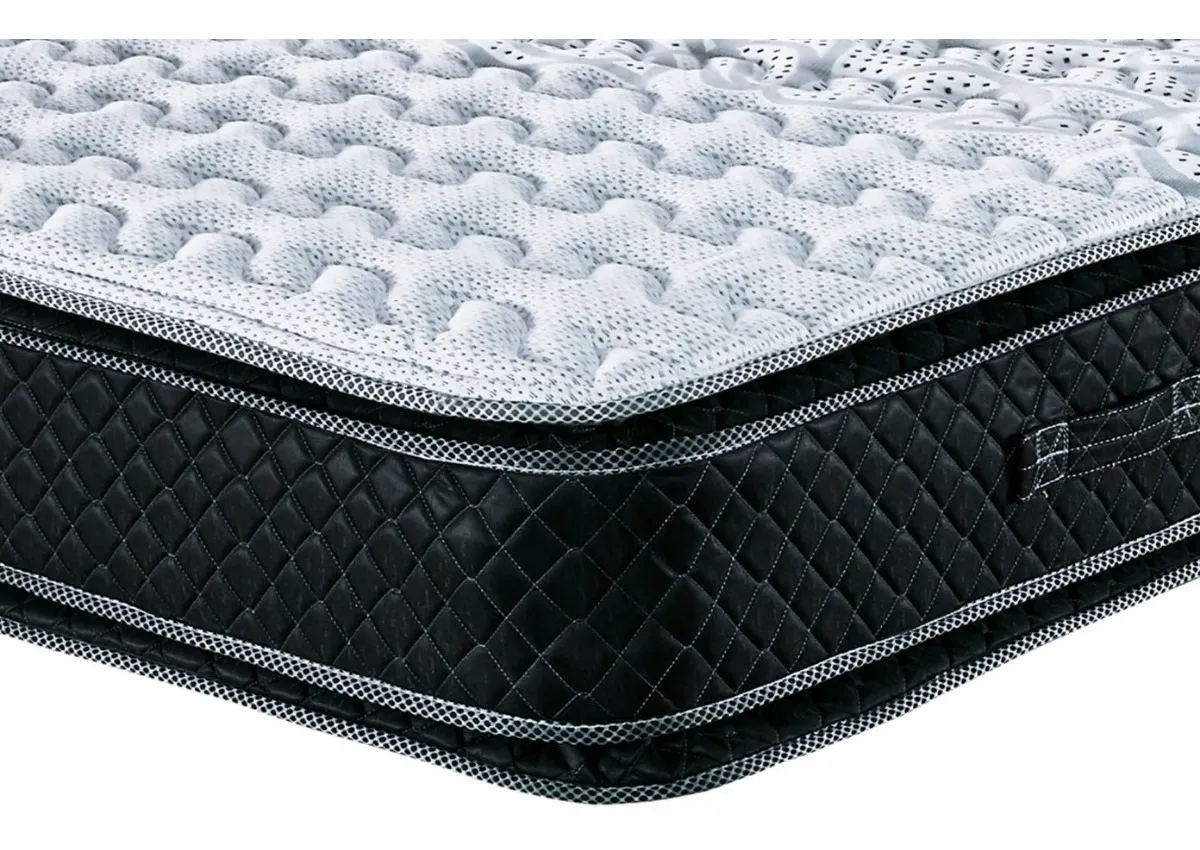 Colchon De Resortes Cannon Resortes Doral Pillow Top Queen Con Doble Pillow Top Gris/negro - Image 6