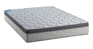 Colchon 2 Plazas Topacio Marfil 130x190x25 Alta Densidad