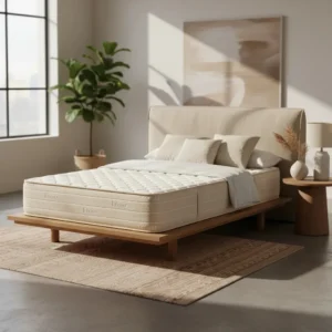 Colchon 1 Plaza Alta Densidad Oro La Cardeuse 80 X 190 X 21 Beige