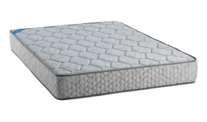 Colchon 2 Plazas Espuma 190 X 140 X 21 Topacio Marfil 30kgs Negro/blanco