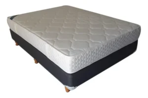 Sommier 2 Plazas Topacio Simetric  140x190 Resortes Mix Blanco