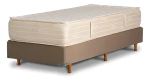 Colchón Y Sommier La Cardeuse Platine 1 1/2 Plazas 100x190 Marrón