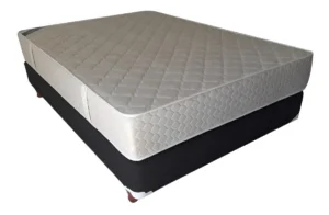 Cama 1 1/2 Plaza Topacio Axis Base Europea Acero Pillow Top