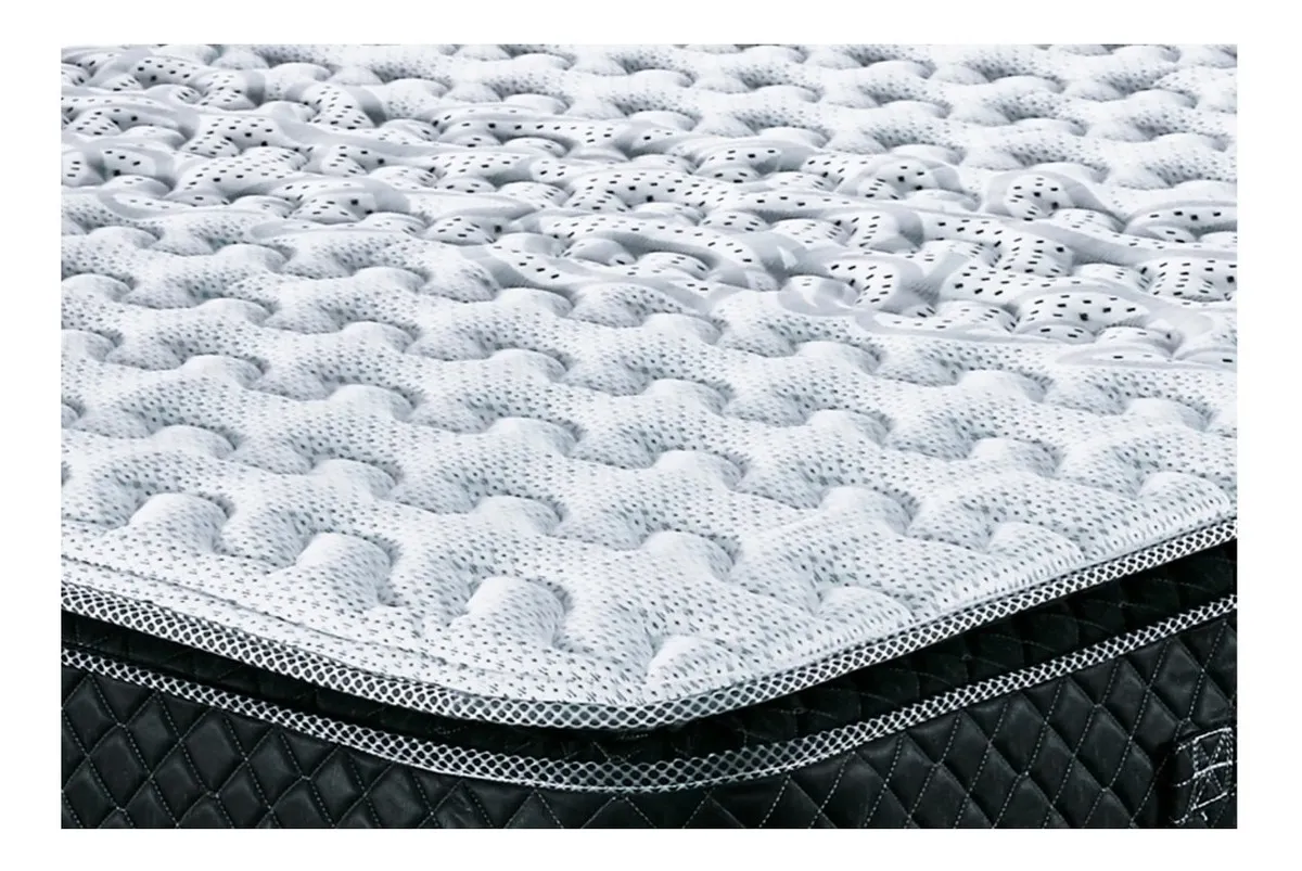 Colchon De Resortes Cannon Resortes Doral Pillow Top Queen Con Doble Pillow Top Gris/negro - Image 10
