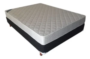 Sommier 1 1/2 Plaza Topacio Aguamarina 100x190 Tm 21d Gris