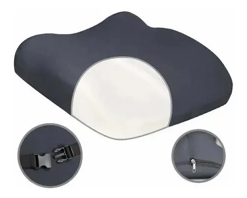 Almohadon Anatomico Schwartz Para Asiento O Respaldo Lumbar Azul Oscuro - Image 9